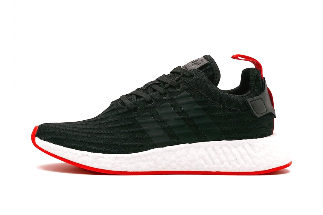NMD R2 CORE BLACK RED TWO TONED [BA7252]
