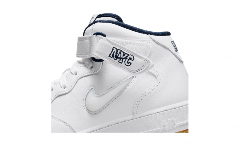 AIR FORCE 1 MID JEWEL NYC WHITE MIDNIGHT NAVY [DH5622-100]