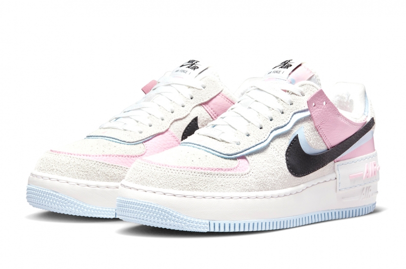 AIR FORCE 1 SHADOW HOOPS WHITE PINK W [DX3358-100]